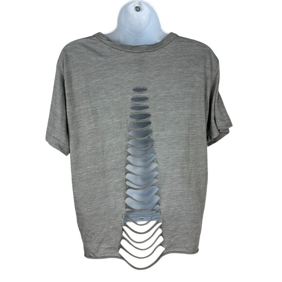 Rue21 Marilyn Monroe Graphic Tee With Back Cutout Gray L - Picture 2 of 6